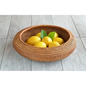 Beachcrest Home™ Everard Rattan Fruit Bowl